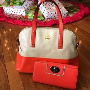 Kate Spade purse and matching wallet