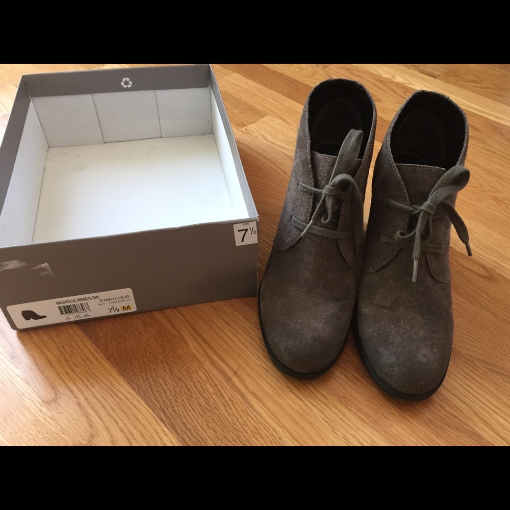 Franco Sarto Nashville nimbus gray 7 1/2 M suede