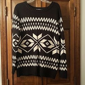 Piperlime Fair Isle snowflake sweater