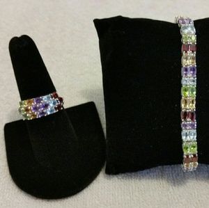 Gemstone Sterling Silver Ring