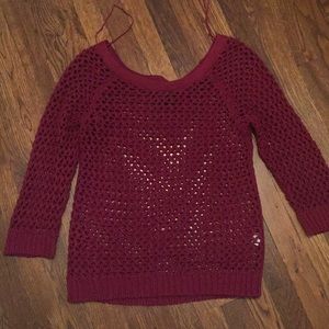 American Eagle Cable Knit Sweater (L)