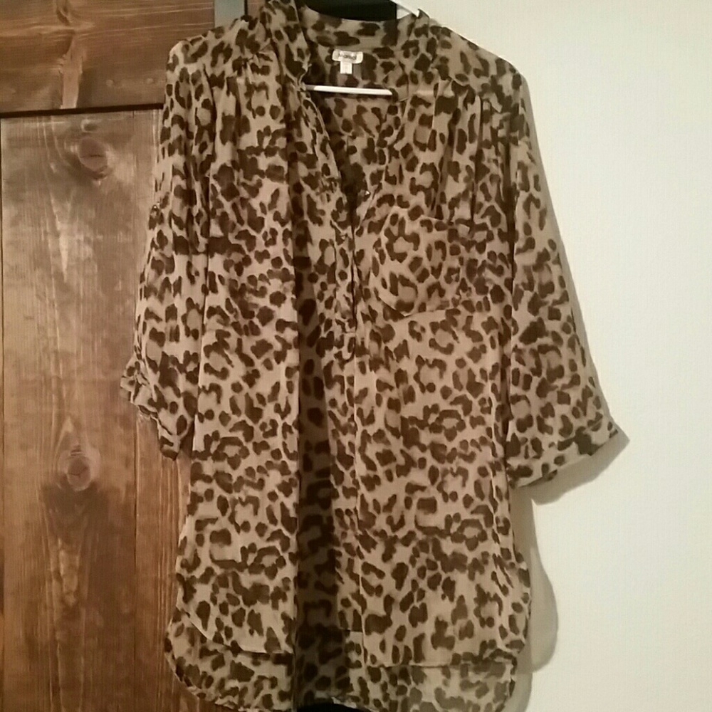 Leonard print top