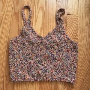Knit tank top