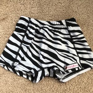 Crazy Pants zebra print spandex