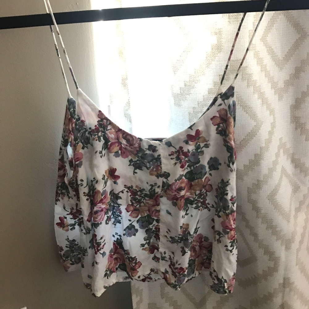 BRANDY MELVILLE FLORAL TANK TOP