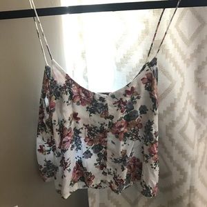 BRANDY MELVILLE FLORAL TANK TOP