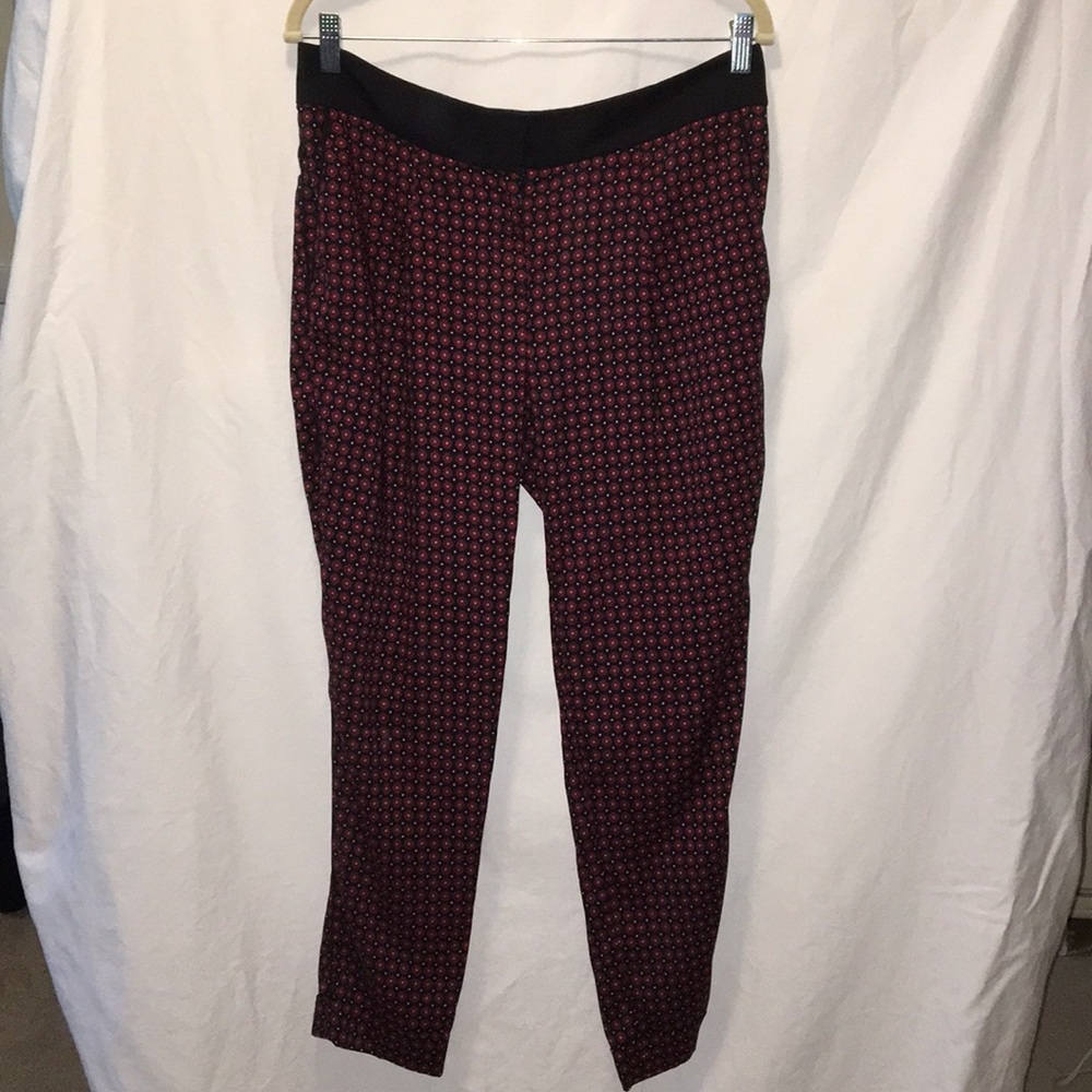 LOFT Printed Ankle Pants
