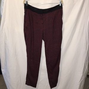 LOFT Printed Ankle Pants