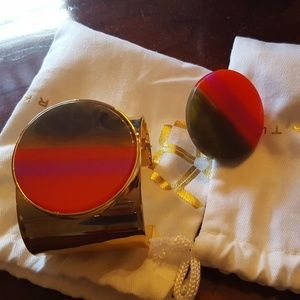 Trina Turk cuff bracelet and matching ring