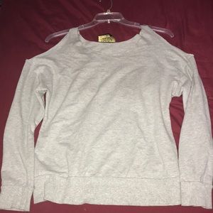 Large cold shoulder sweatshirt