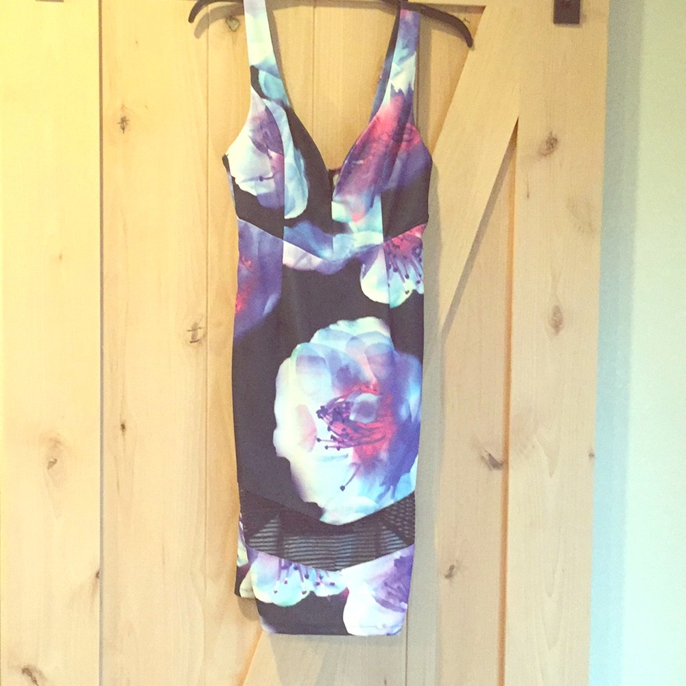 Gorgeous Bodycon Dress with Mesh Detail