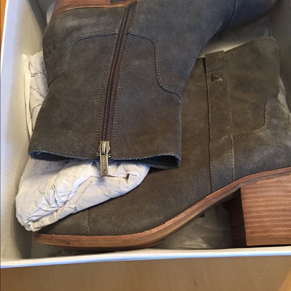 Sperry top-sider Helena graphite boots 8m