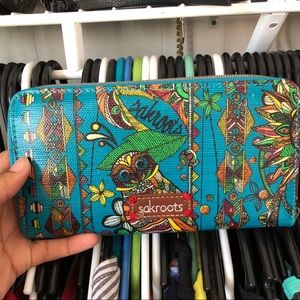 Sakroots Owl print wallet
