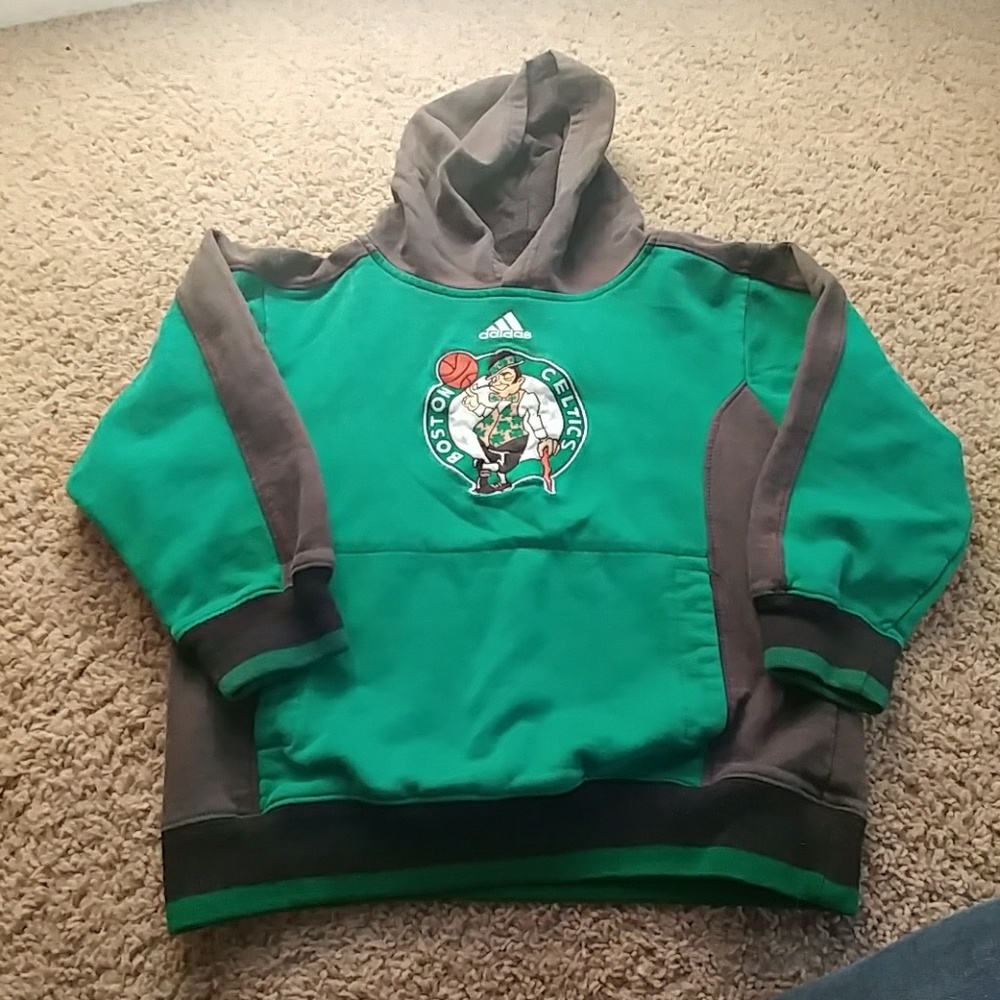 Boston Celtics Adidas Hooded Sweatshirt