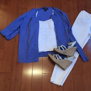 Vibrant Periwinkle Cardigan