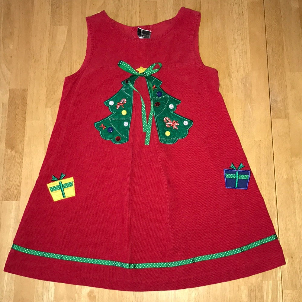 Girls rare editions Christmas dress