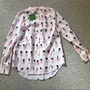 Kate Spade nail polish shirt