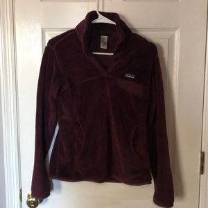purple patagonia pullover