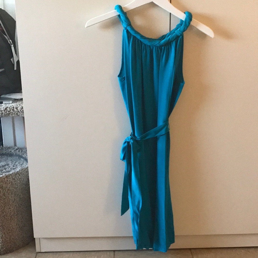 BEAUTIFUL TURQUOISE BANANA REPUBLIC DRESS 👗 😍