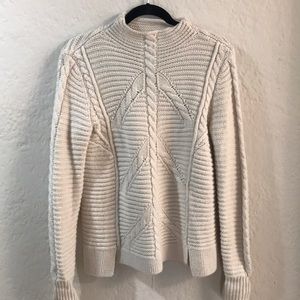 Cream turtle neck from the Gap