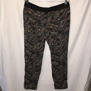 LOFT Floral Ankle Pants