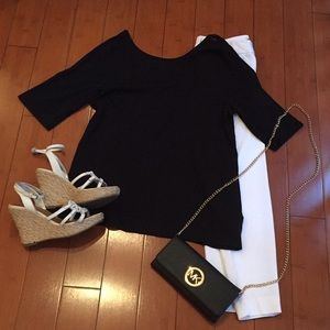 Old Navy Scooped Back Tee