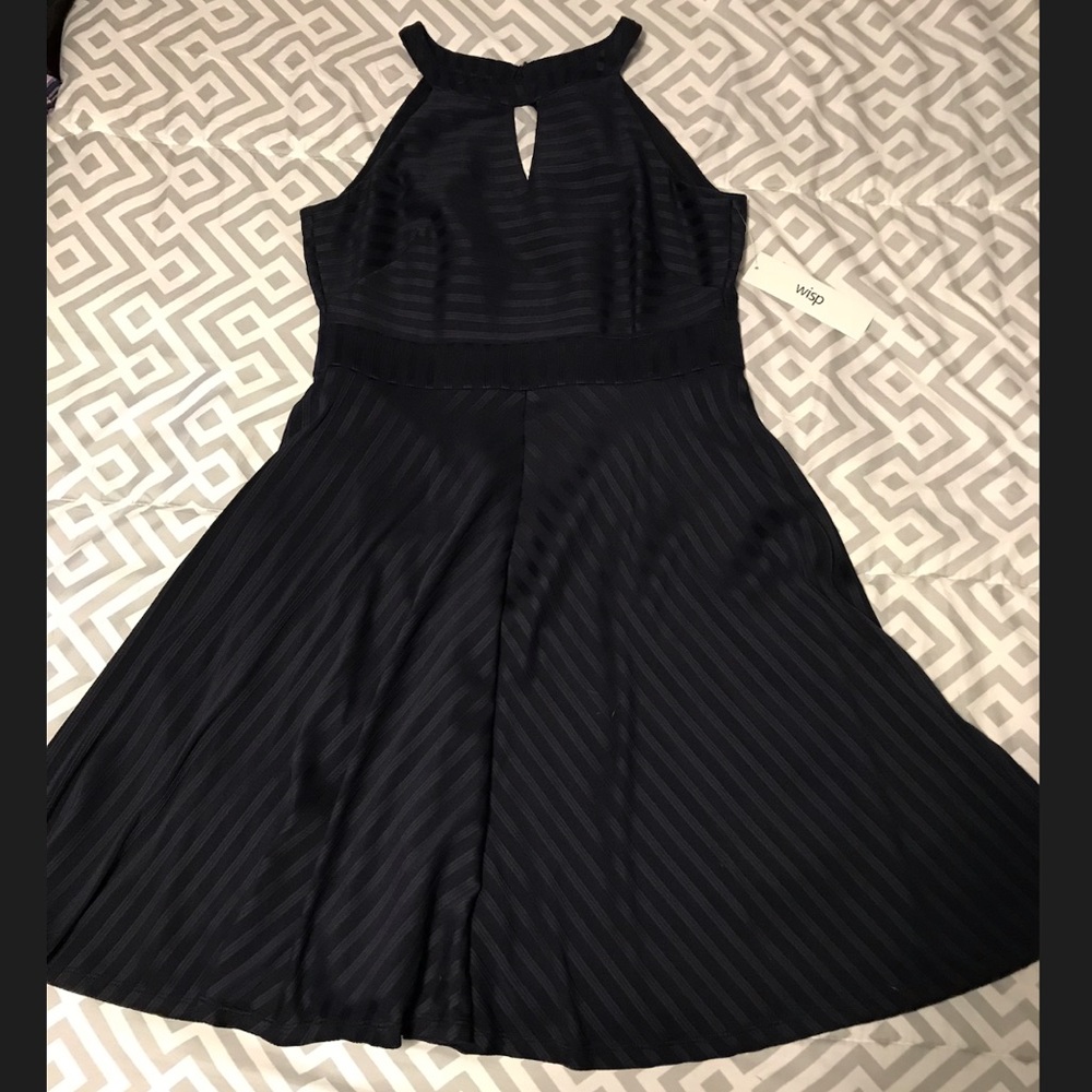 Deep Navy Blue Dress 👗