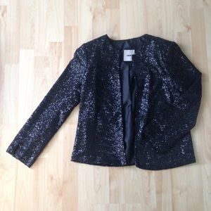 Black sequin blazer