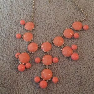 Coral bubble necklace!