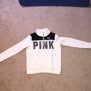 Victoria’s Secret PINK half zip crew neck