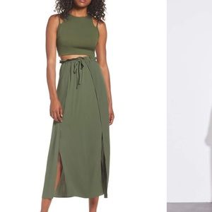 Nordstrom: Two Piece Army Green Dress