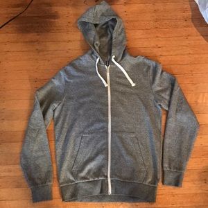 Grey Zip-up hoodie