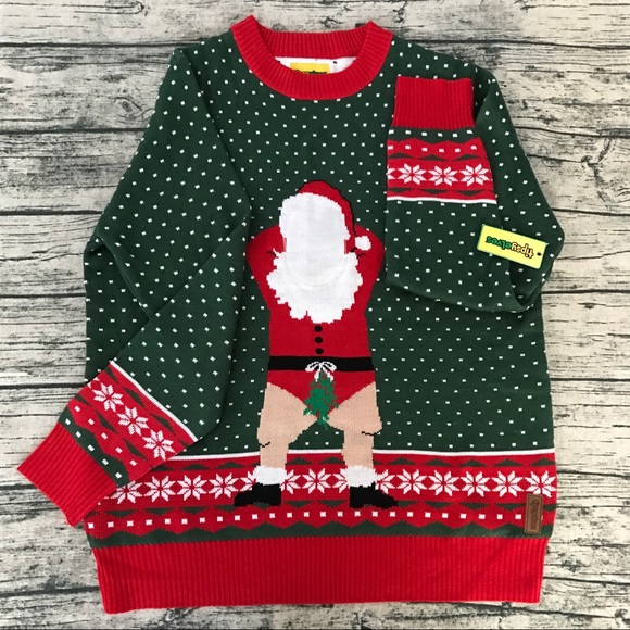 naughty elf sweaters