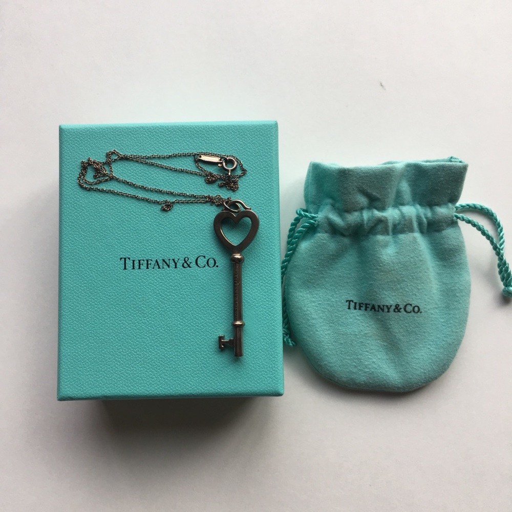 Tiffany & Co key necklace