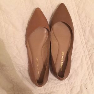 Tan Audrey Brooke flats