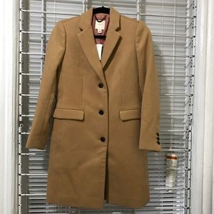 Camel peat coat - j crew factory size 00