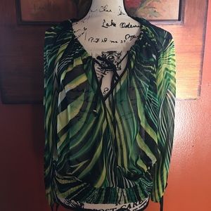PREOWNED LADIES XL SHEER BABY PHAT TOP