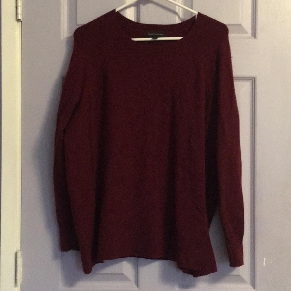 Maroon banana republic sweater