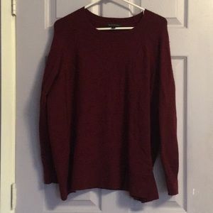 Maroon banana republic sweater