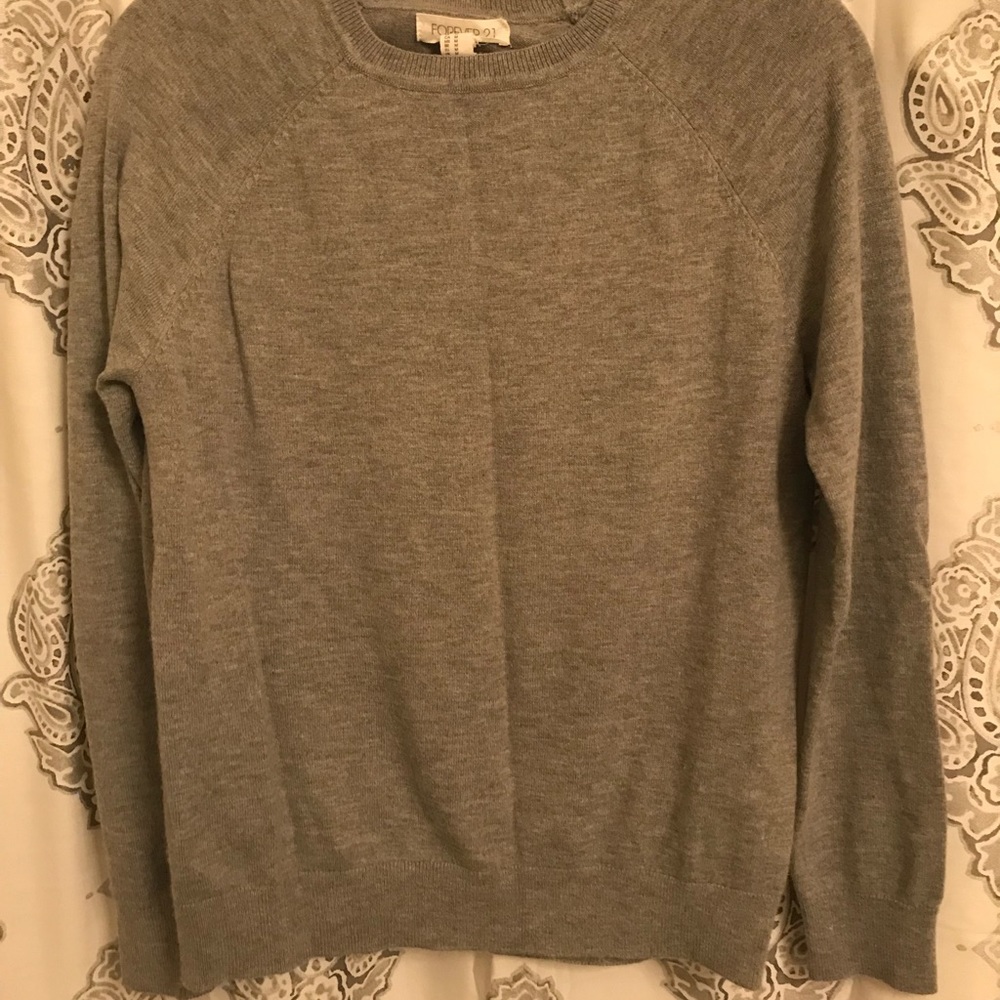 Heather Gray F21 Sweater
