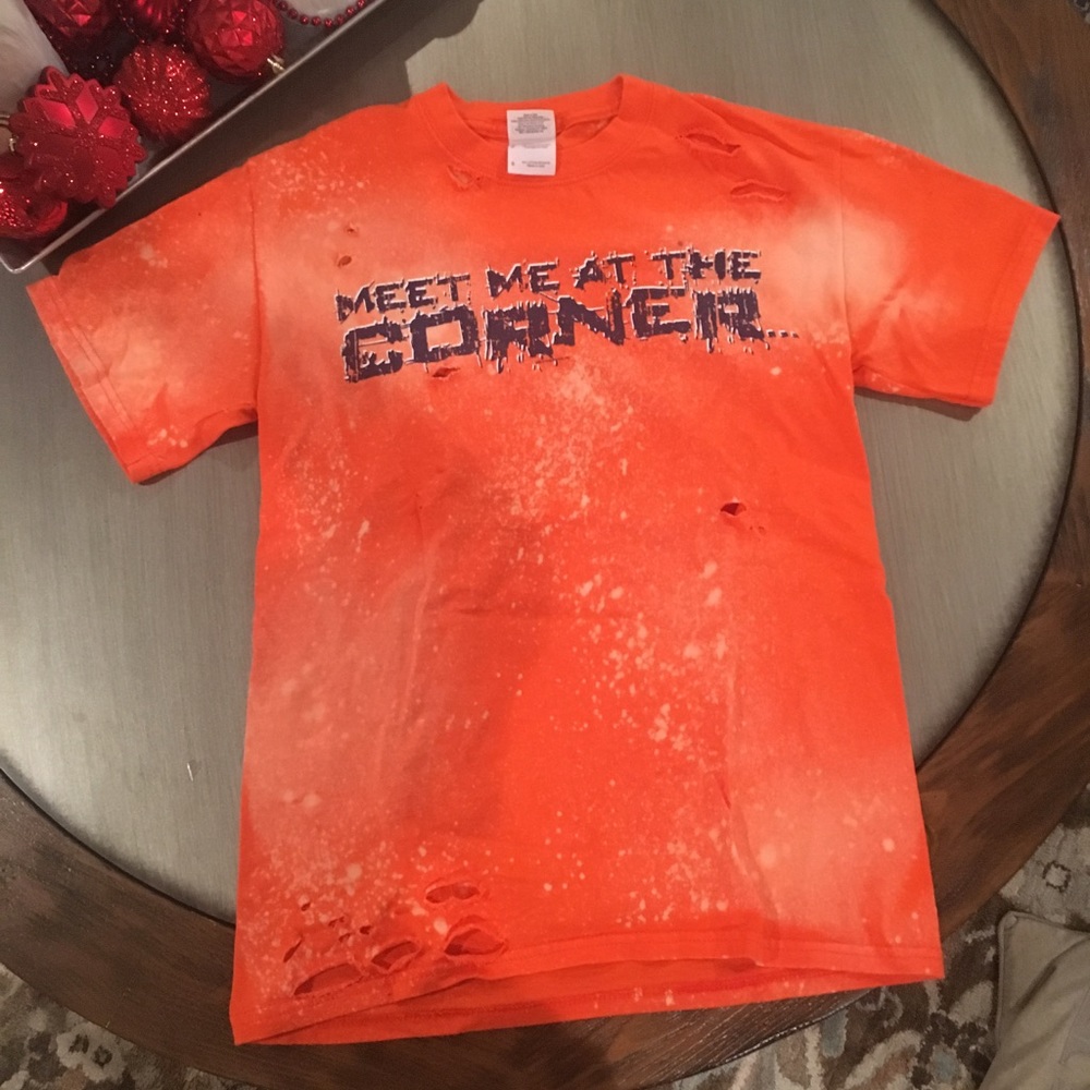 Distressed Auburn Shirt