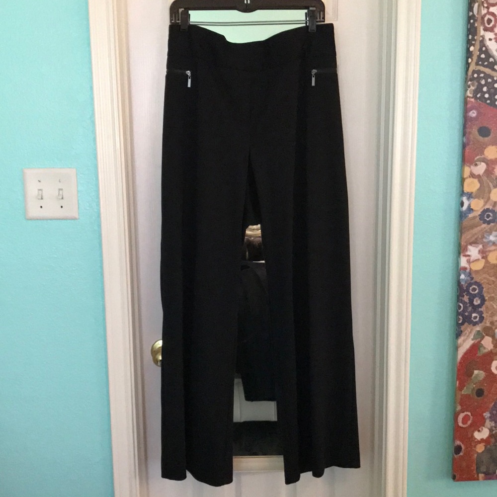 Black Zipper Detail Trousers⬛️
