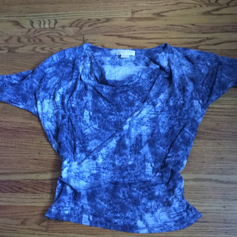 Michael Kors soft blue knit top size 2x