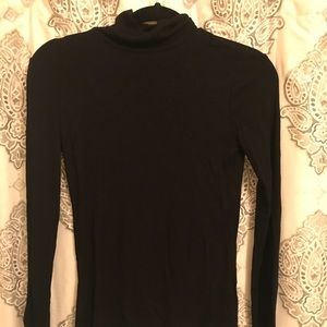 Black Tight Turtle Neck
