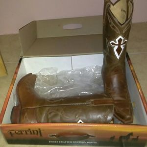 Ferrini tan boots