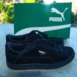 Black Puma Suede Sneakers