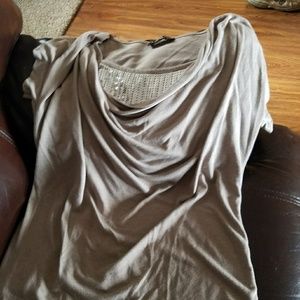 Blouse with gold sequins size large