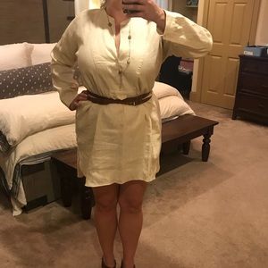 Amanda Uprichard Linen Tunic Dress