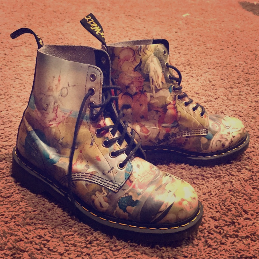 “Heaven” Hieronymus Bosch & Doc Martens boots