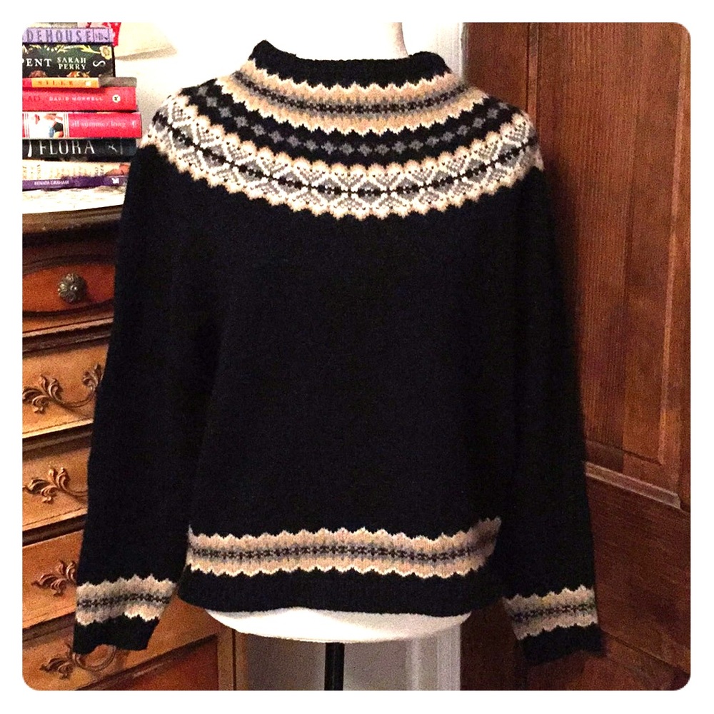 Vintage Eddie Bauer Ski Sweater. L